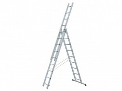 Zarges Light Trade Combination Ladder 3-Part 3 x 9 Rungs